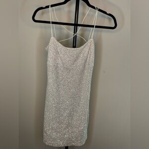 Jodi Kristopher Silver Dress